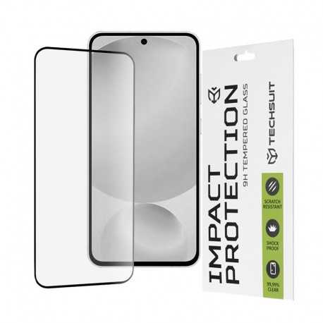 Techsuit 111D Full Cover ochranné tvrzené sklo pro Samsung Galaxy S25 FE černé