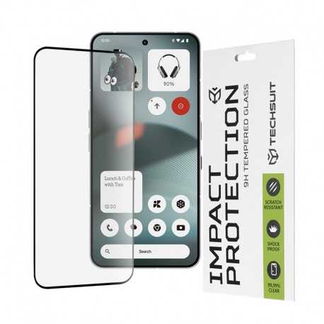 Techsuit 111D Full Cover ochranné tvrzené sklo pro Nothing Phone (3) černé