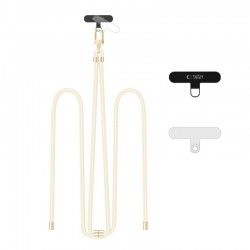 Tech-Protect C7S Rope Crossbody šňůrka na mobil béžová