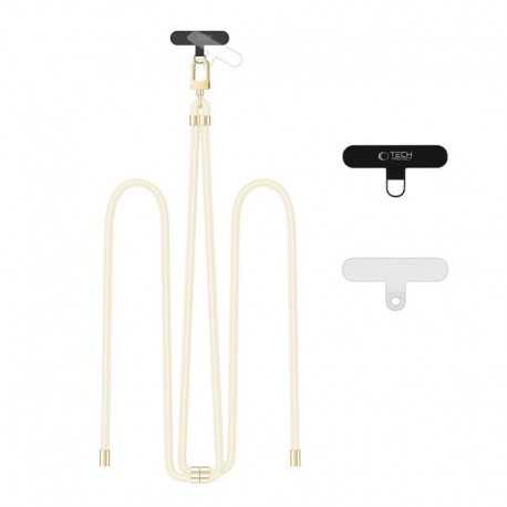 Tech-Protect C7S Rope Crossbody šňůrka na mobil béžová