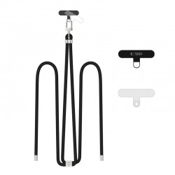 Tech-Protect C7S Rope Crossbody šňůrka na mobil černá