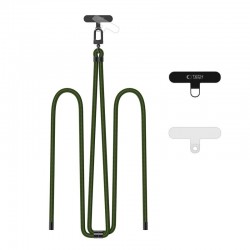 Tech-Protect C7S Rope Crossbody šňůrka na mobil zelená