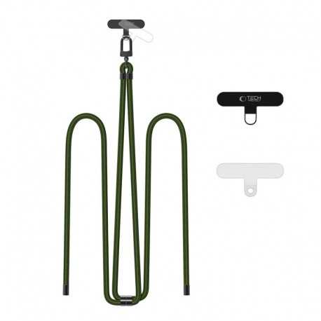 Tech-Protect C7S Rope Crossbody šňůrka na mobil zelená