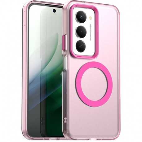 Pouzdro Techsuit CandyCase MagSafe pro Xiaomi Redmi 15 růžové