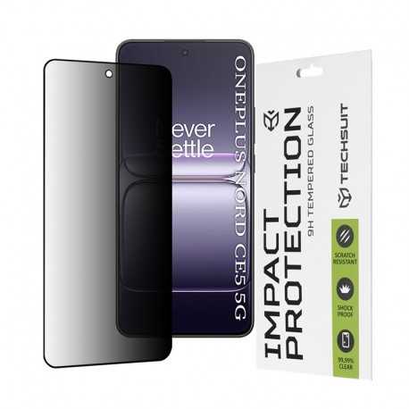 Techsuit 111D Anti-Spy zatmavovací tvrzené sklo 9H pro OnePlus Nord CE 5 5G