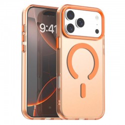 Pouzdro Techsuit CandyCase MagSafe pro iPhone 17 Pro Max oranžové