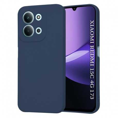 Techsuit silikonové pouzdro pro Xiaomi Redmi 15C / Poco C85 modré