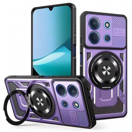 Techsuit RuggedCam odolné pouzdro pro Xiaomi Redmi 15C / Poco C85 fialové