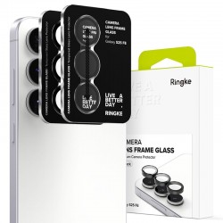 Ringke Camera Frame Protector 2x sklo na fotoaparát pro Samsung Galaxy S25 FE černé