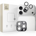 Sklo na kameru Tech-Protect Camring Pro+ iPhone 14 Pro / Max / 15 Pro / Max / 16 Pro / Max / 17 Pro / Max stříbrné