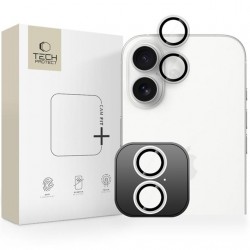 Tvrzené sklo na kameru Tech-Protect Camring Pro+ iPhone 17 čiré