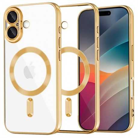 Techsuit Luxury Crystal MagSafe pro iPhone 17 zlatý