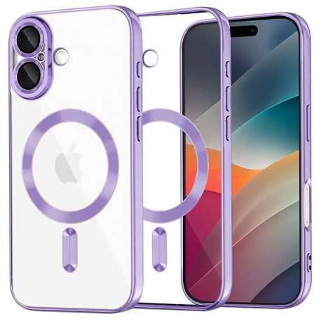 Techsuit Luxury Crystal MagSafe pro iPhone 17 fialový