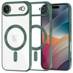 Techsuit Luxury Crystal MagSafe pro iPhone Air zelený