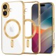 Techsuit Luxury Crystal MagSafe pro iPhone 16 zlatý