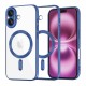 Techsuit Luxury Crystal MagSafe pro iPhone 16 Plus modrý