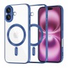 Techsuit Luxury Crystal MagSafe pro iPhone 16 Plus modrý