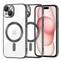 Techsuit Luxury Crystal MagSafe pro iPhone 15 černý