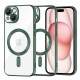 Techsuit Luxury Crystal MagSafe pro iPhone 15 zelený