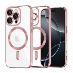 Techsuit Luxury Crystal MagSafe pro iPhone 15 Pro Max růžový