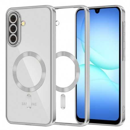 Techsuit Luxury Crystal MagSafe pro Samsung Galaxy A17 5G stříbrný