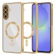 Techsuit Luxury Crystal MagSafe pro Samsung Galaxy A36 5G / A56 5G zlatý