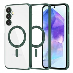 Techsuit Luxury Crystal MagSafe pro Samsung Galaxy A55 5G zelený