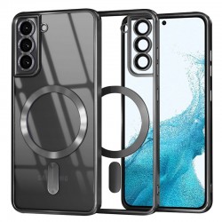 Techsuit Luxury Crystal MagSafe pro Samsung Galaxy S22 5G černý