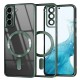 Techsuit Luxury Crystal MagSafe pro Samsung Galaxy S22 5G zelený