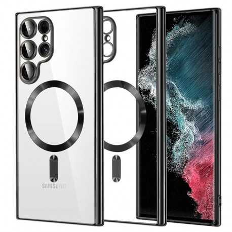 Techsuit Luxury Crystal MagSafe pro Samsung Galaxy S22 Ultra 5G černý