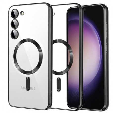 Techsuit Luxury Crystal MagSafe pro Samsung Galaxy S23 černý