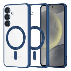 Techsuit Luxury Crystal MagSafe pro Samsung Galaxy S24 modrý