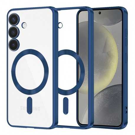 Techsuit Luxury Crystal MagSafe pro Samsung Galaxy S24 modrý