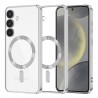 Techsuit Luxury Crystal MagSafe pro Samsung Galaxy S24 stříbrný