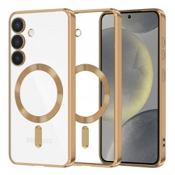 Techsuit Luxury Crystal MagSafe pro Samsung Galaxy S24 Plus zlatý