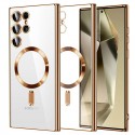 Techsuit Luxury Crystal MagSafe pro Samsung Galaxy S24 Ultra zlatý
