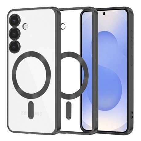 Techsuit Luxury Crystal MagSafe pro Samsung Galaxy S25 FE černý