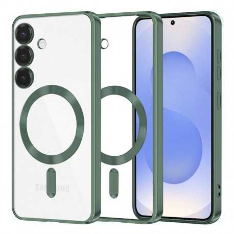 Techsuit Luxury Crystal MagSafe pro Samsung Galaxy S25 FE zelený