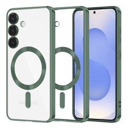 Techsuit Luxury Crystal MagSafe pro Samsung Galaxy S25 Plus zelený