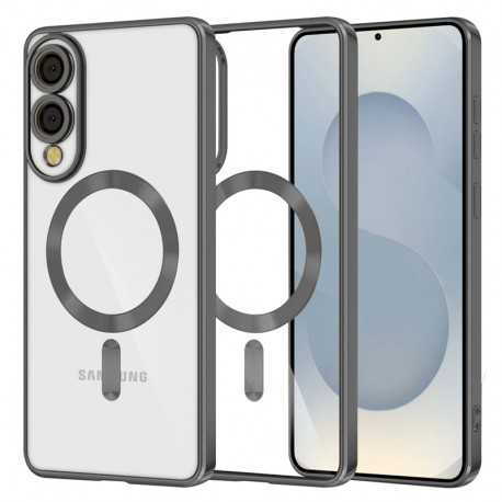 Techsuit Luxury Crystal MagSafe pro Samsung Galaxy S25 Edge černý