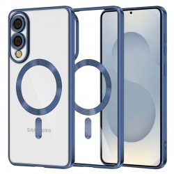 Techsuit Luxury Crystal MagSafe pro Samsung Galaxy S25 Edge modrý