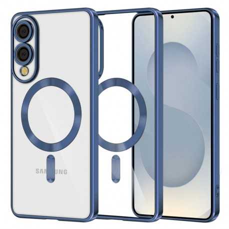 Techsuit Luxury Crystal MagSafe pro Samsung Galaxy S25 Edge modrý