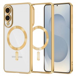 Techsuit Luxury Crystal MagSafe pro Samsung Galaxy S25 Edge zlatý