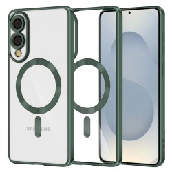 Techsuit Luxury Crystal MagSafe pro Samsung Galaxy S25 Edge zelený