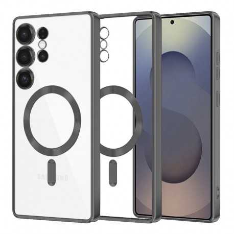 Techsuit Luxury Crystal MagSafe pro Samsung Galaxy S25 Ultra černý