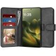 Techsuit Diary Book kožená peněženka pro Motorola Edge 70 černá
