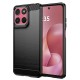 Silikonové pouzdro Carbon Case pro Motorola Moto G57 Power / G67 Power černé