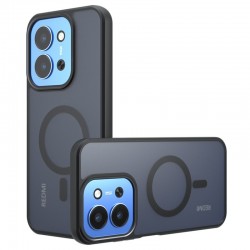 Zadní kryt Techsuit PureFrost MagSafe pro Xiaomi Redmi 15C černý