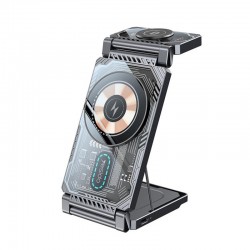 Yesido DS25 bezdrátová nabíjecí stanice MagSafe 3v1 magnetické rychlé nabíjení 15W