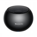 Yesido YSW33 mini hliníkový bezdrátový reproduktor Bluetooth 5.0 černý